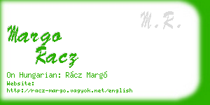 margo racz business card